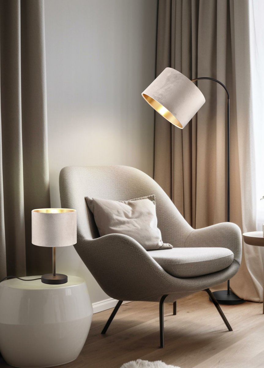 Julieta Beige vloerlamp Van Trio Lighting - 