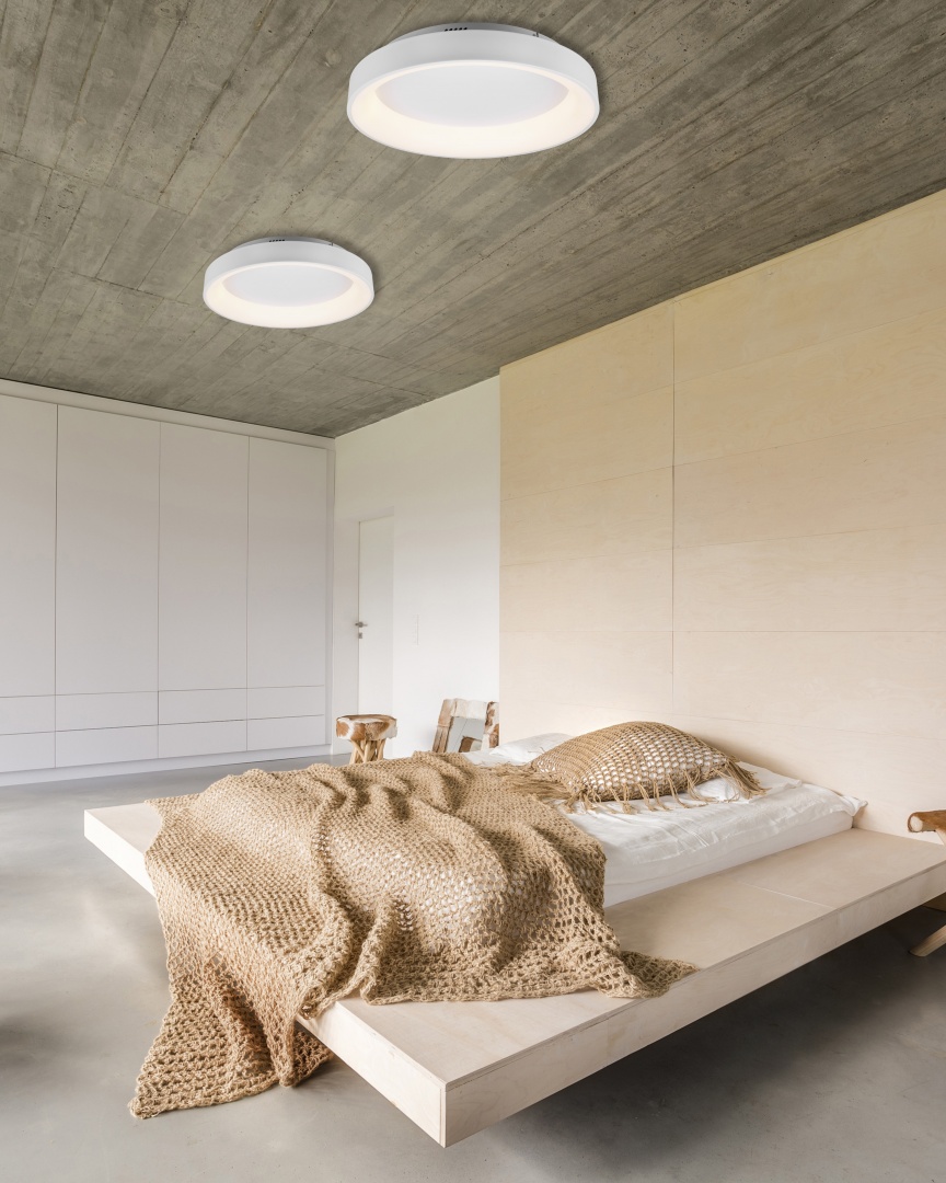 Girona Ø60 Wit plafondlamp Van Trio Lighting - 