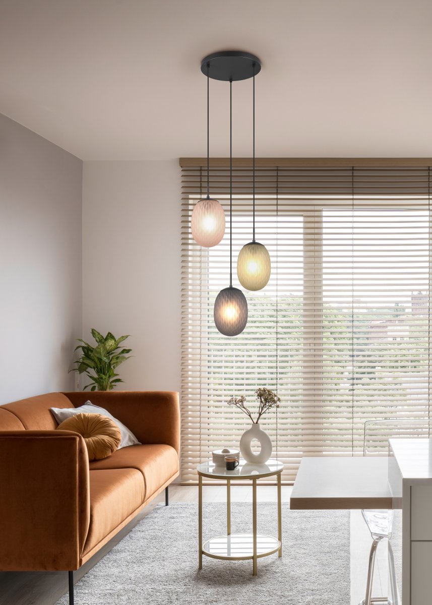Facette Ø43 Veelkleurig hanglamp Van Trio Lighting - 