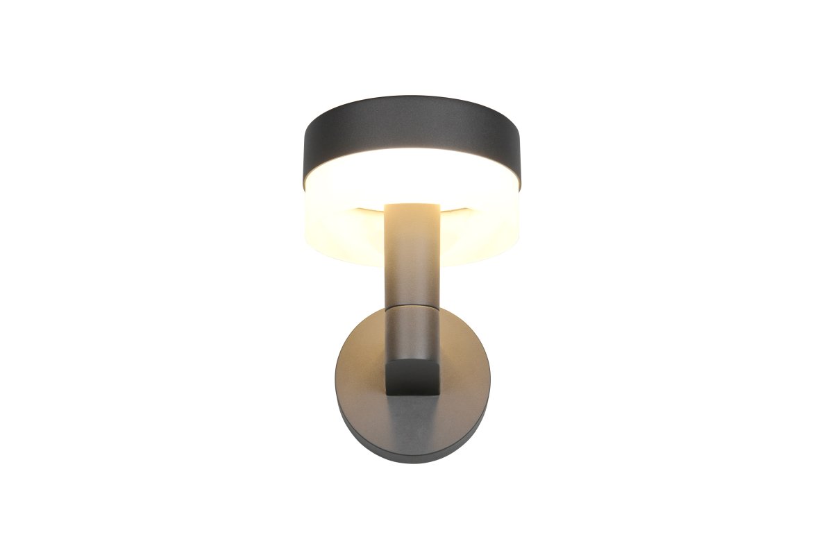 Mackenzie 22cm Antraciet buitenlamp Van Trio Lighting - Mackenzie is een moderne en waardevolle gevelverlichting met een stijlvol design in antraciet.