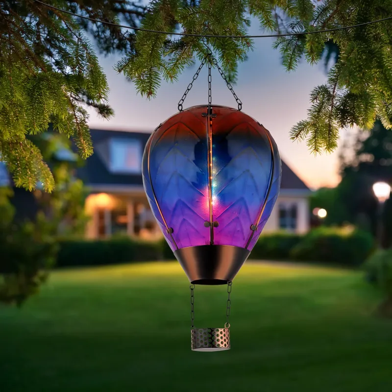 Balloon Veelkleurig solarlamp Van Globo Lighting - En unik och st&auml;mningsfull detalj som ger utomhusmilj&ouml;n en lekfull och elegant touch!