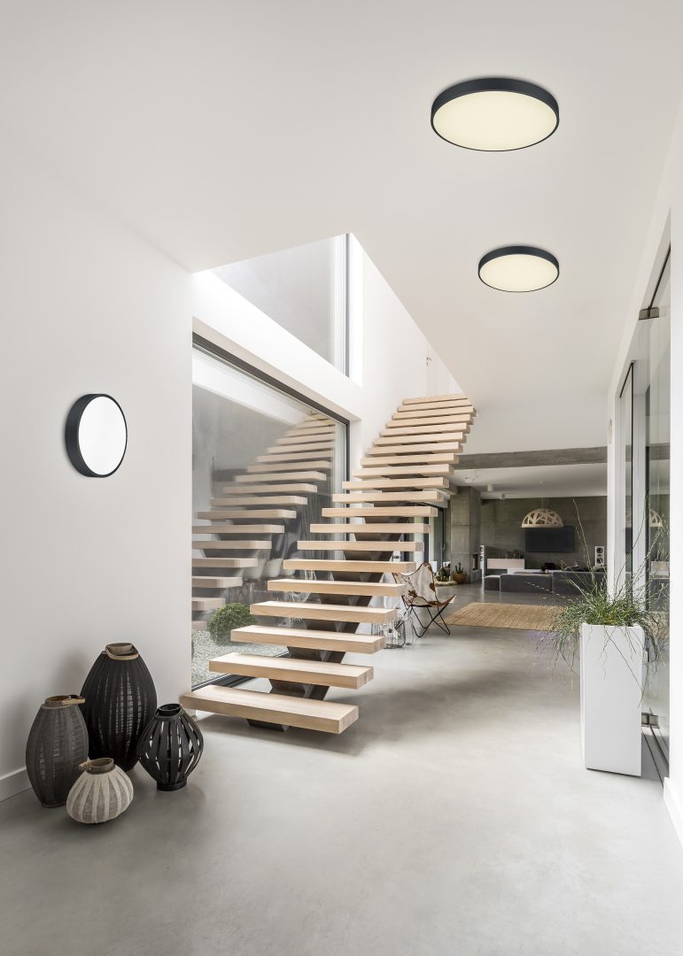 Waco Ø30 Zwart plafondlamp Van Trio Lighting - 