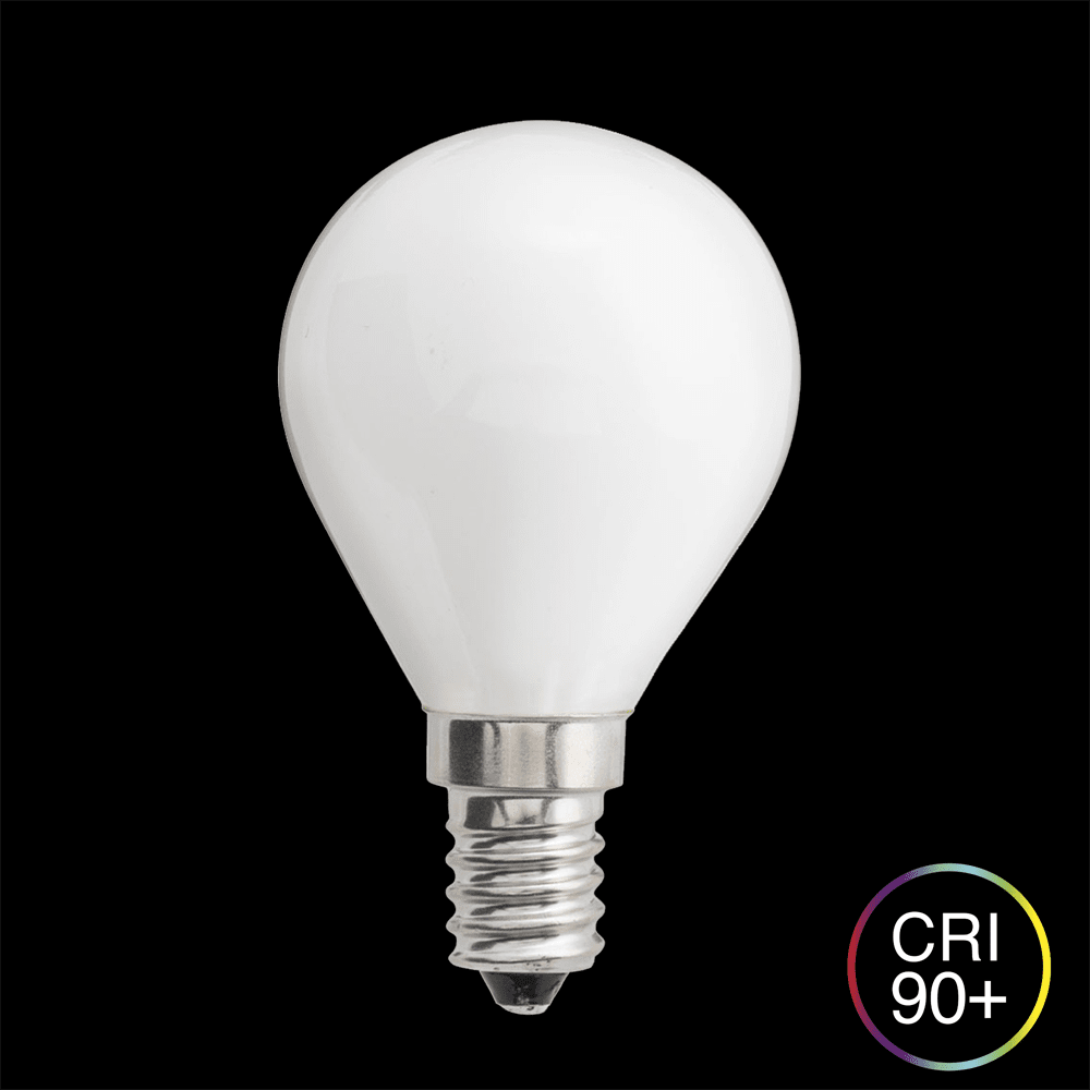 LED E14 bollamp opaal 4W 3000K Dimbaar Wit Van Unison - Met een kleurtemperatuur van 3000K geeft het een warm wit licht, wat geschikt is voor ruimtes waar een zachte en warme sfeer gewenst is.