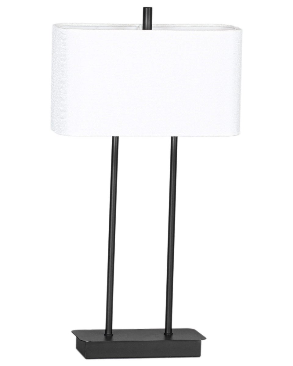 Luton 56cm Zwart tafellamp Van By Rydéns - Zet hem op uw nachtkastje, bureau in de hal of bij de vensterbank in de woonkamer.