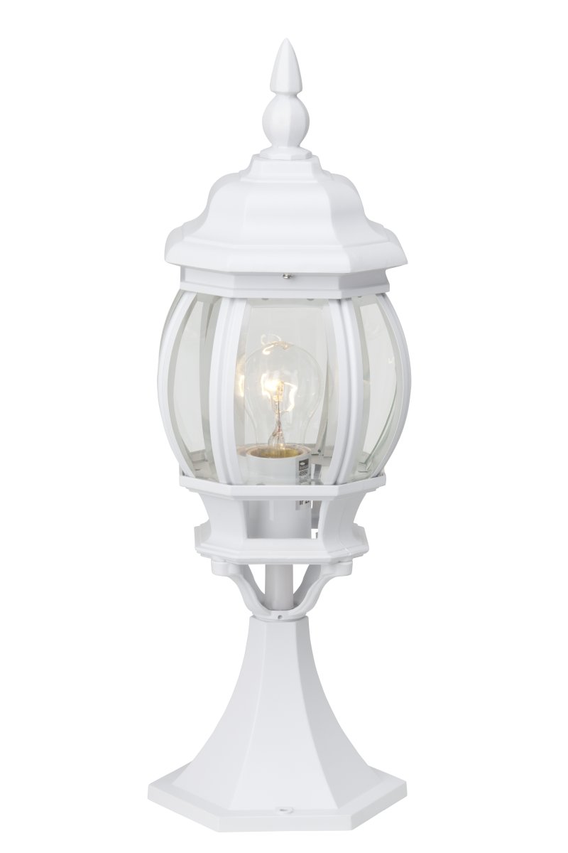 Istria 50cm Wit Van Brilliant - Dankzij de IP23-classificatie is hij beschermd tegen regen en is hij uitermate geschikt voor gebruik buitenshuis.