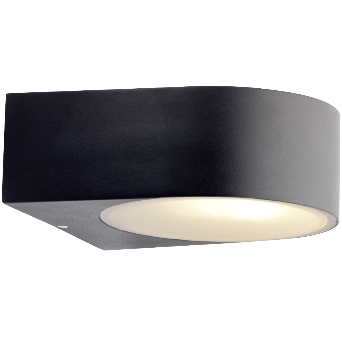 Tyler Zwart buitenlamp Van Brilliant - De Tyler buitenwandlamp is ontworpen om decoratieve verlichting te creëren en elke huismuur te transformeren in een elegante verlichtingsinstallatie.