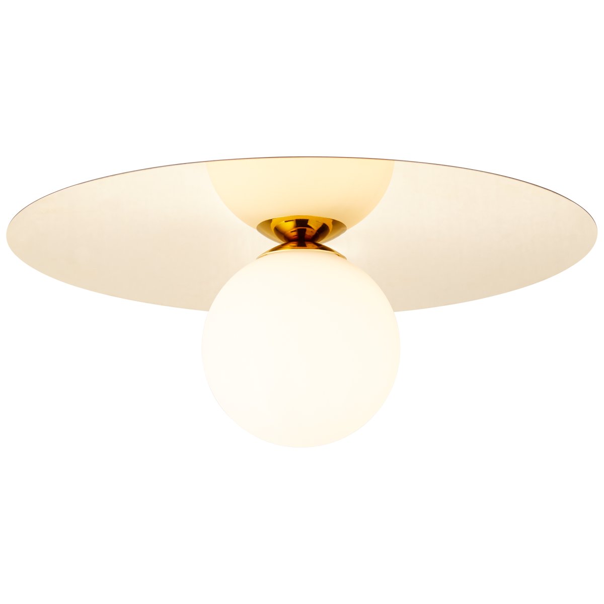 Zon Ø30 Goud plafondlamp Van Brilliant - 