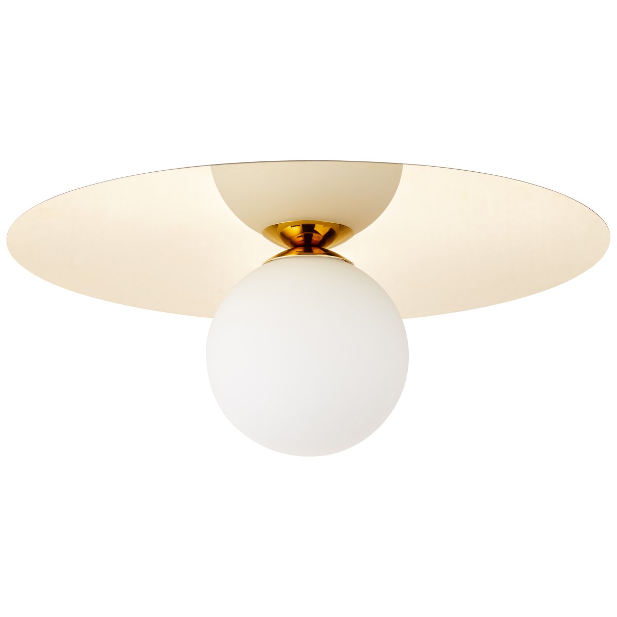 Zon Ø30 Goud plafondlamp Van Brilliant - 
