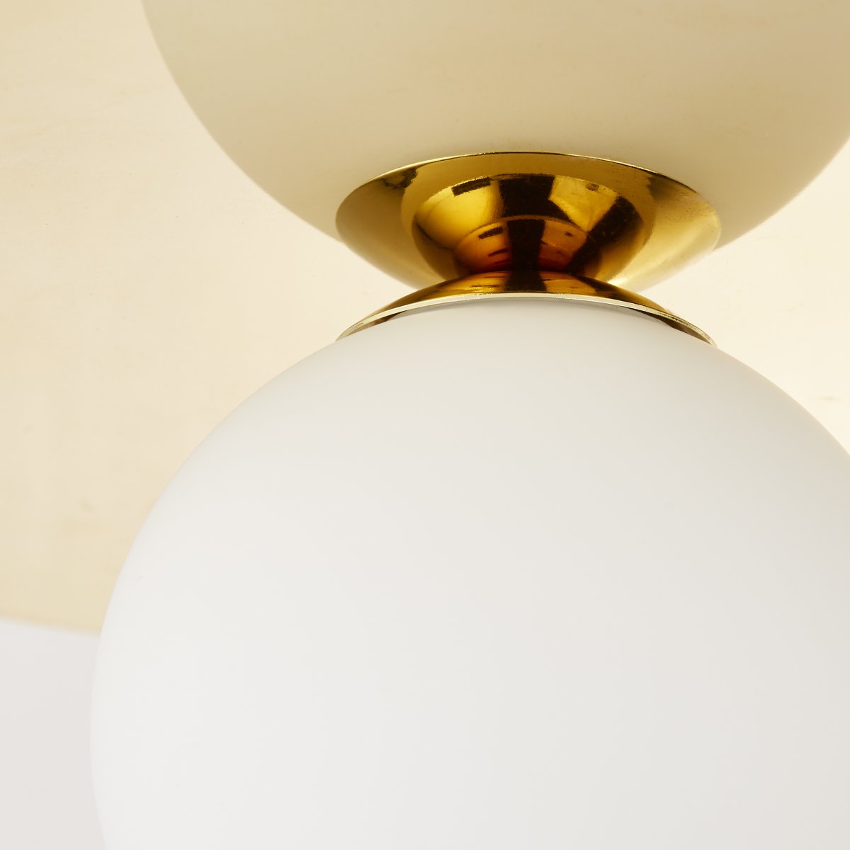 Zon Ø30 Goud plafondlamp Van Brilliant - 