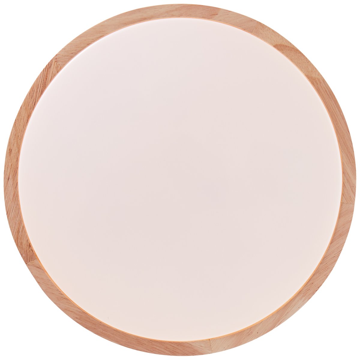 Slimline Ø34 Licht hout plafondlamp Van Brilliant - Het stijlvolle ontwerp past overal bij en zorgt voor een egaal lichtpatroon.