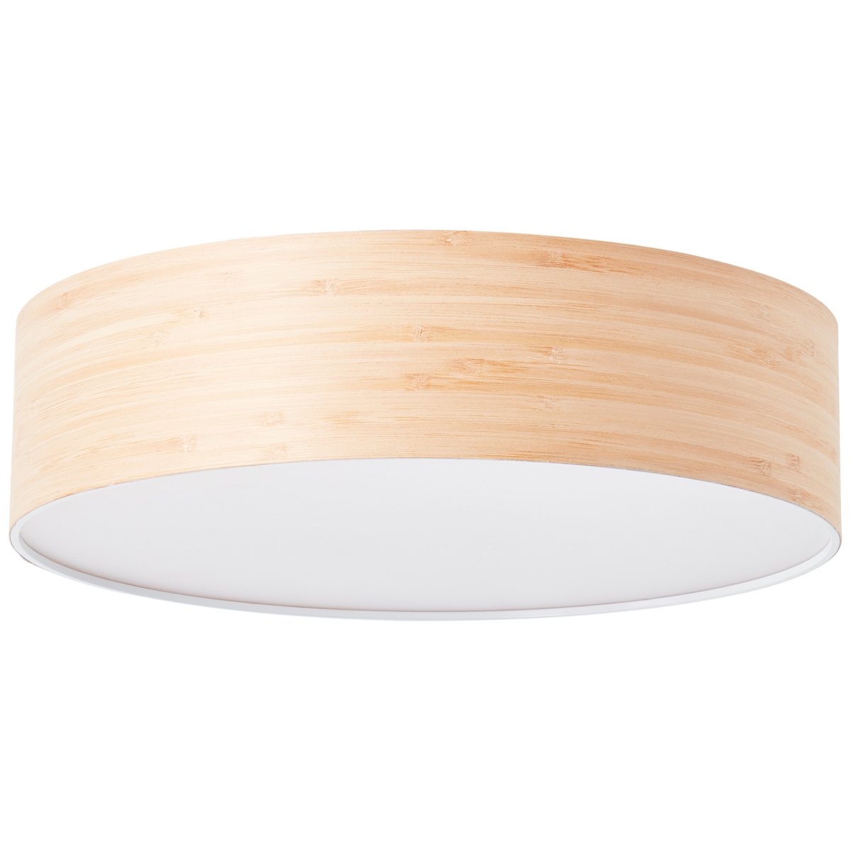 Romm Ø38 Licht hout plafondlamp Van Brilliant - Dankzij het FSC-gecertificeerde houtmateriaal ontstaat er een natuurlijk en functioneel design dat bijdraagt aan een gezellige sfeer.
