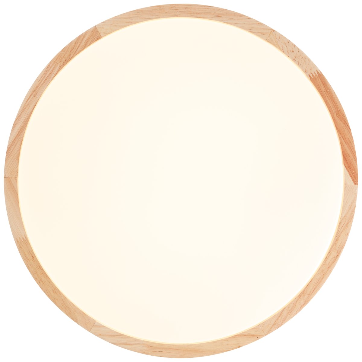 Slimline Ø40 Licht hout plafondlamp Van Brilliant - Ideaal voor wand- en plafondmontage, past in zowel functionele als stijlvolle omgevingen.