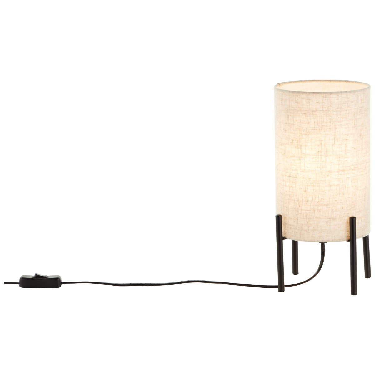 Fairhill 30cm Beige tafellamp Van Brilliant - De Fairhill tafellamp is ideaal voor sfeervolle verlichting in uw woonkamer.