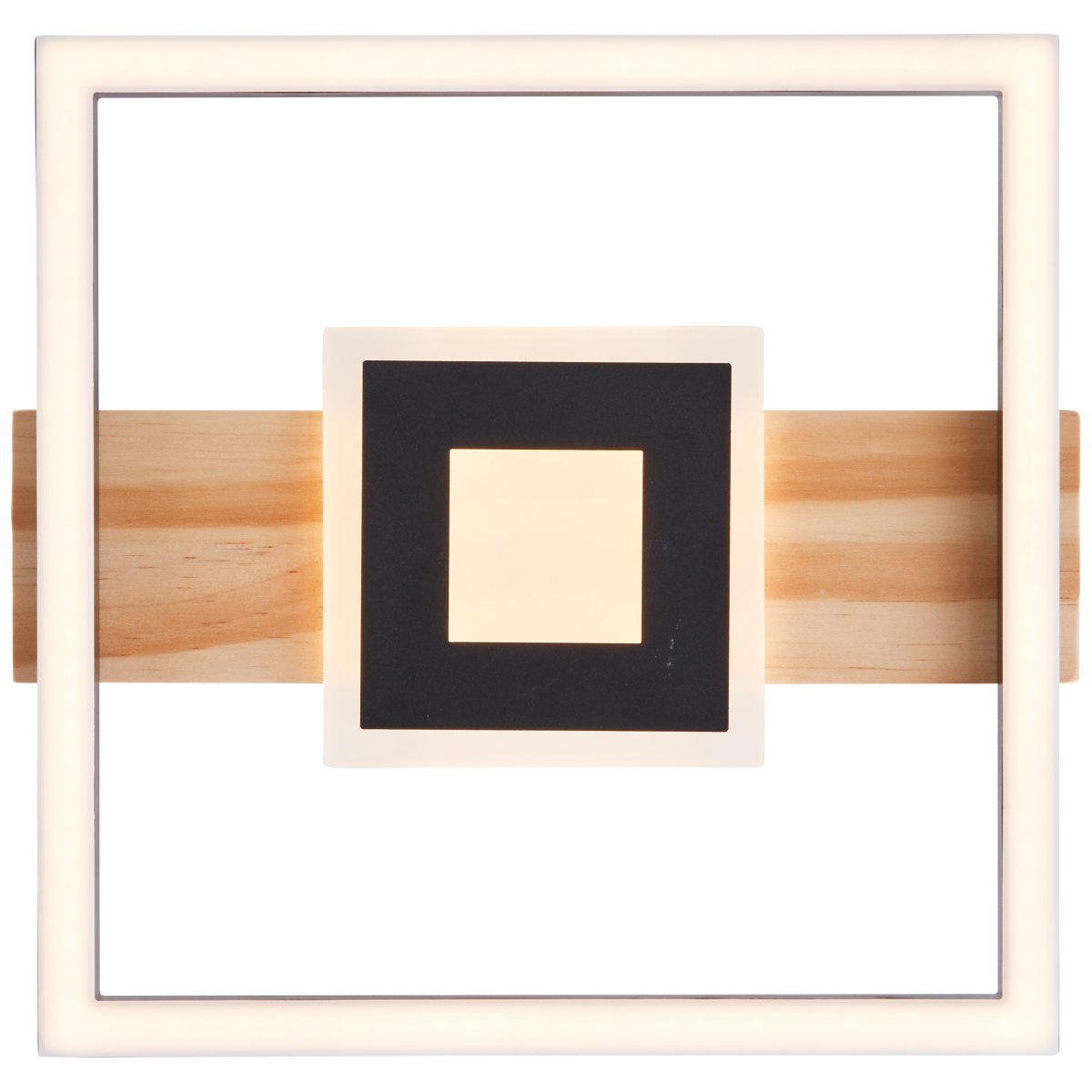 Baldo 30cm Zwart plafondlamp Van Brilliant - De lamp biedt optimale verlichting met een lichtsterkte van 2600 lumen en is tegelijkertijd energiezuinig en duurzaam dankzij de LED-technologie.