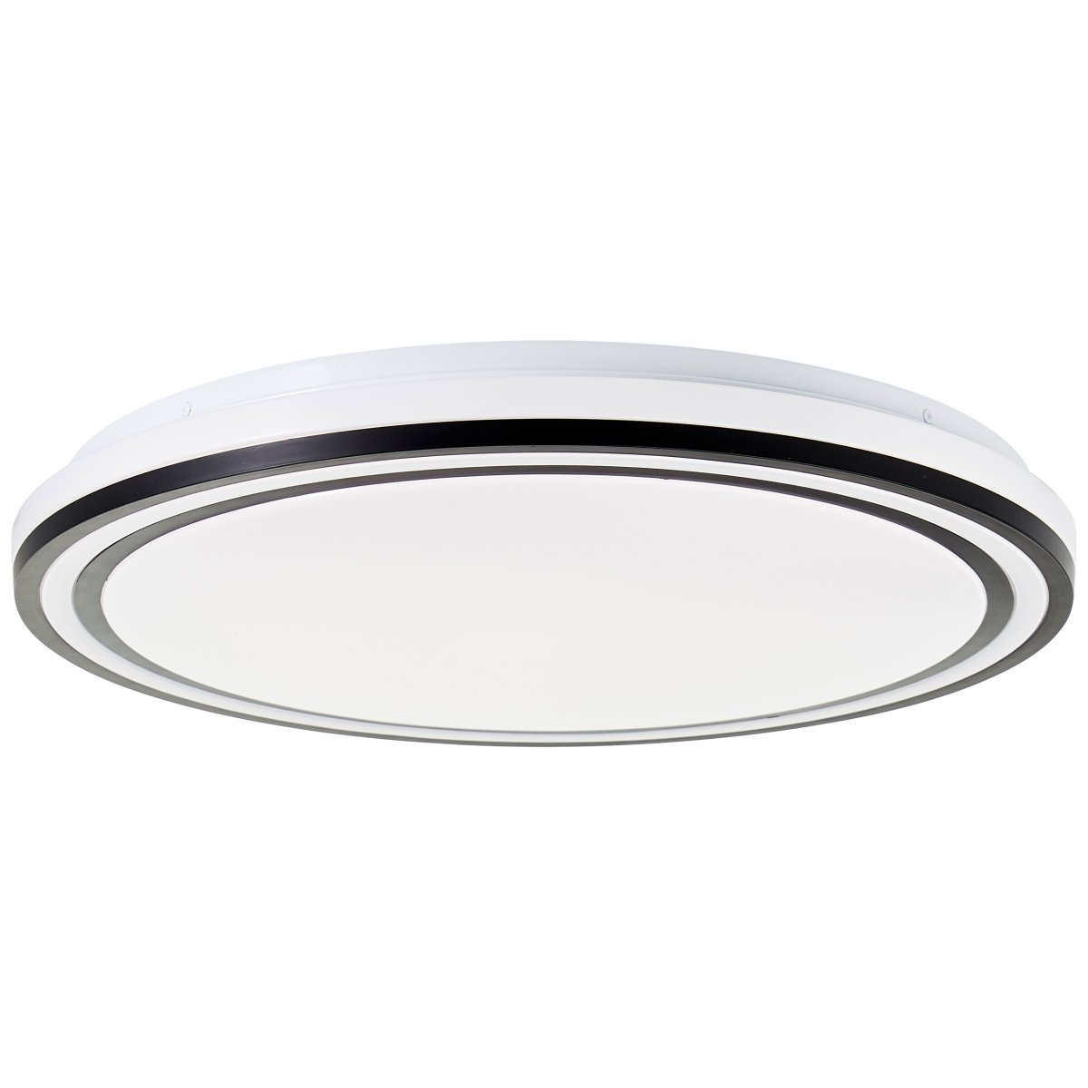 Cloe Ø50 Zwart plafondlamp Van Brilliant - Met de RGB-functie kunt u de gewenste sfeer cre&euml;ren door te schakelen tussen verschillende kleuren, en met de CCT-technologie kunt u de kleurtemperatuur van het licht aanpassen van warm wit tot koel wit.