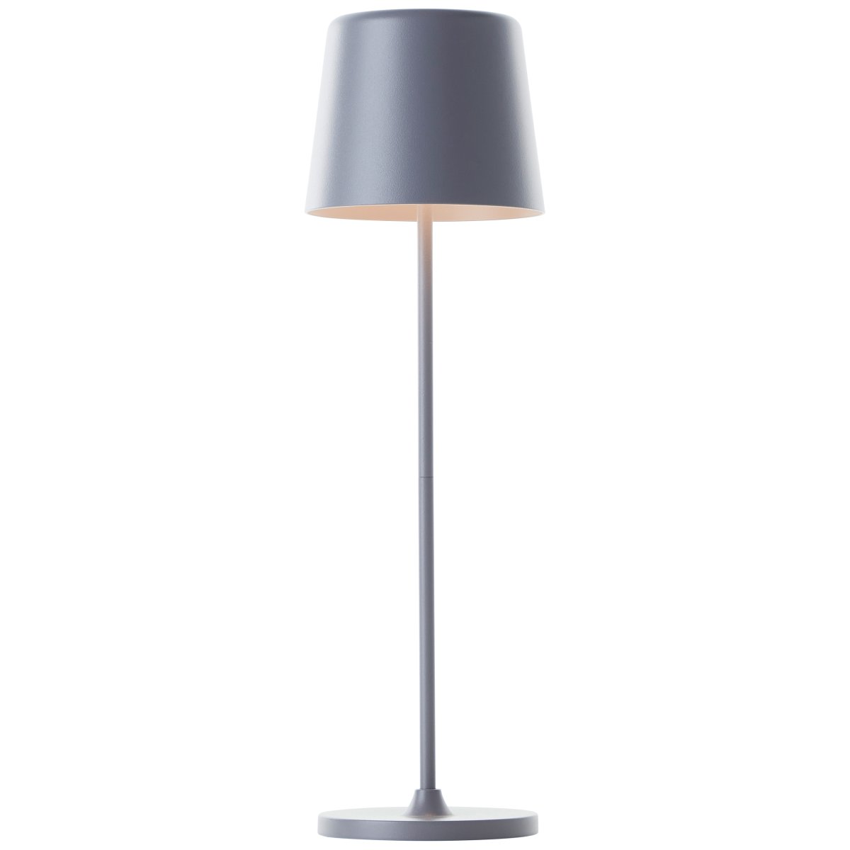 Kaami 37cm Mat grijs Draagbare Van Brilliant - De tafellamp heeft een instelbare helderheid met een touchdimmer en geeft een aangenaam, warmwit licht (3000K, 310 lumen).