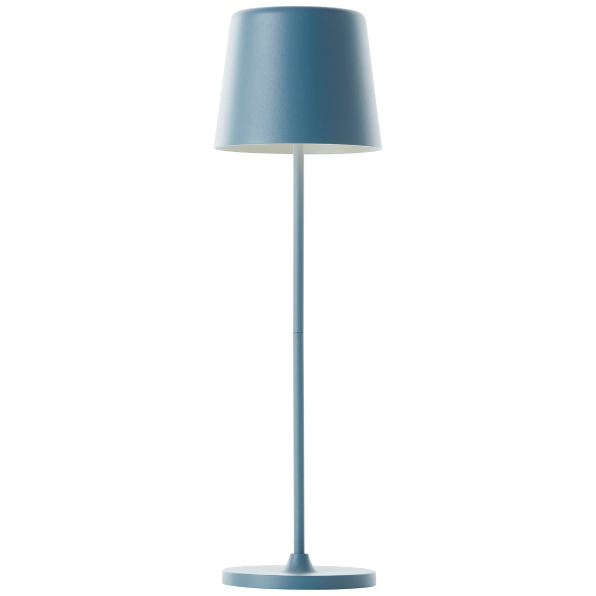 Kaami 37cm Matblauw Draagbare Van Brilliant - De tafellamp heeft een instelbare helderheid met een touchdimmer en geeft een aangenaam, warmwit licht (3000K, 310 lumen).