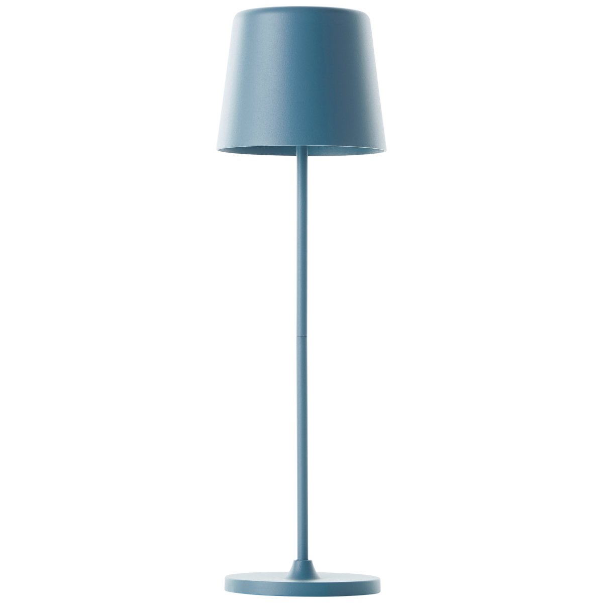 Kaami 37cm Matblauw Draagbare Van Brilliant - De tafellamp heeft een instelbare helderheid met een touchdimmer en geeft een aangenaam, warmwit licht (3000K, 310 lumen).