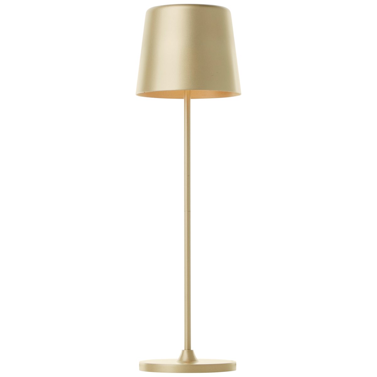 Kaami 37cm Mat goud Draagbare Van Brilliant - Dankzij de hoge IP44-classificatie is het apparaat weerbestendig en dus geschikt voor zowel binnen als buiten.