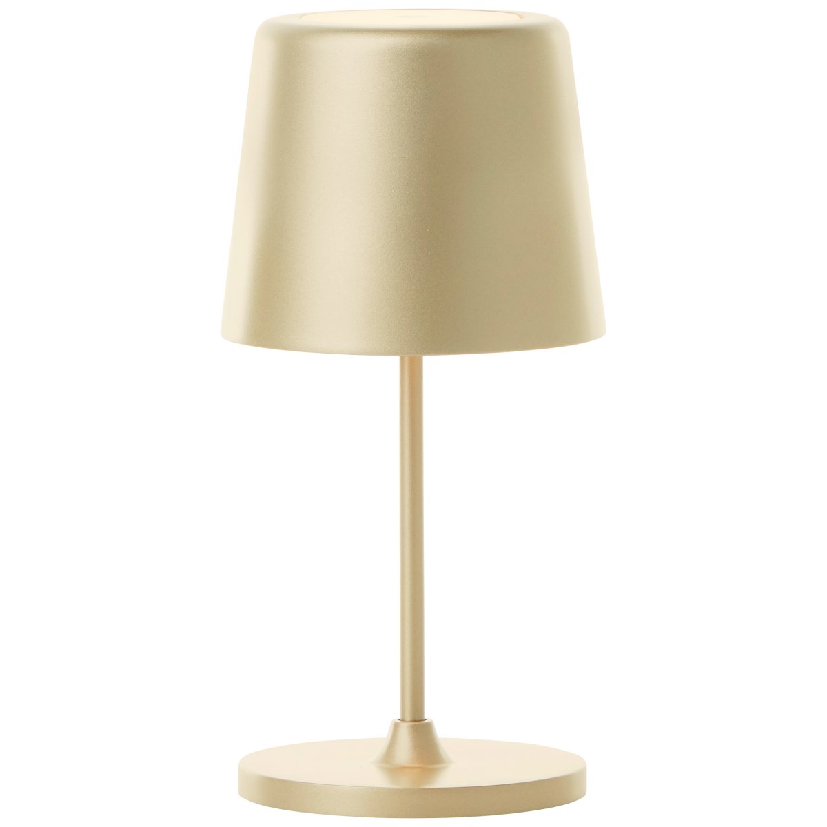 Kaami 37cm Mat goud Draagbare Van Brilliant - Dankzij de hoge IP44-classificatie is het apparaat weerbestendig en dus geschikt voor zowel binnen als buiten.
