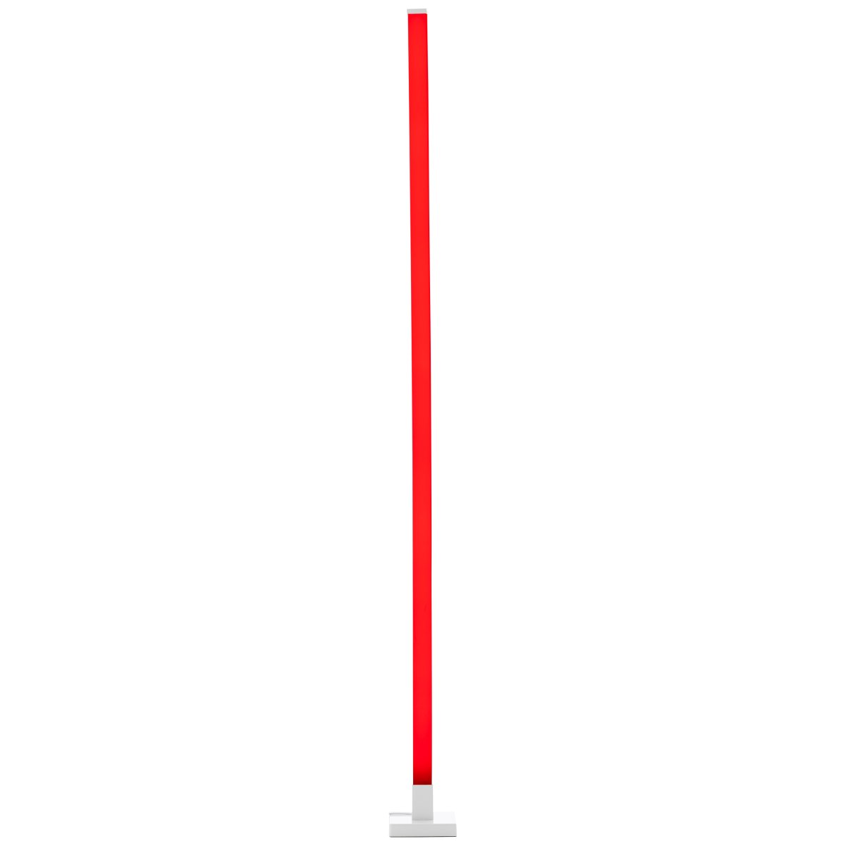 Neele Wit vloerlamp Van Brilliant - De lamp heeft een ingebouwde muzieksensor die ervoor zorgt dat het licht pulseert op het ritme van de muziek.