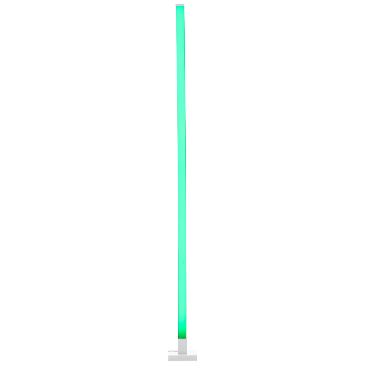 Neele Wit vloerlamp Van Brilliant - De lamp heeft een ingebouwde muzieksensor die ervoor zorgt dat het licht pulseert op het ritme van de muziek.