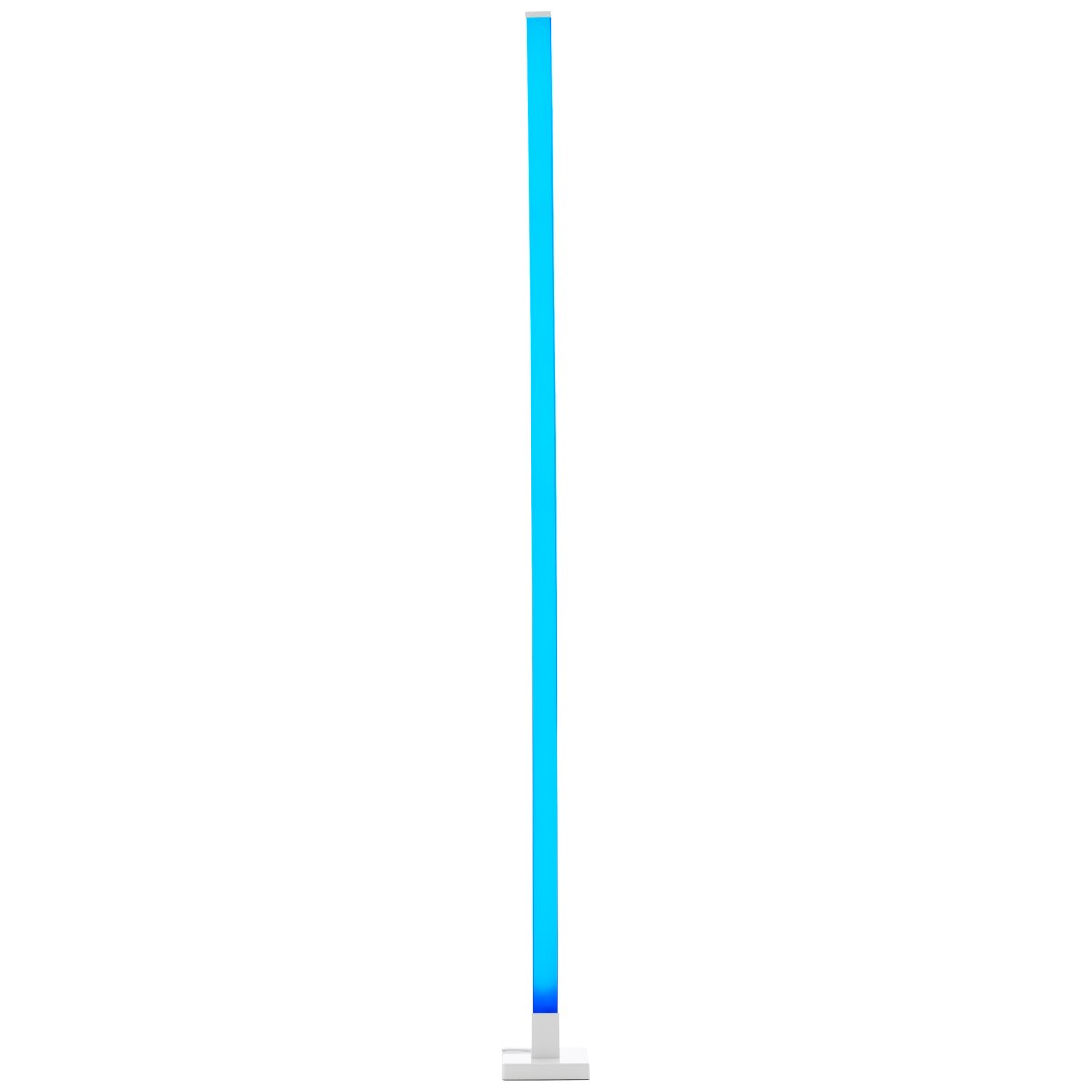 Neele Wit vloerlamp Van Brilliant - De lamp heeft een ingebouwde muzieksensor die ervoor zorgt dat het licht pulseert op het ritme van de muziek.