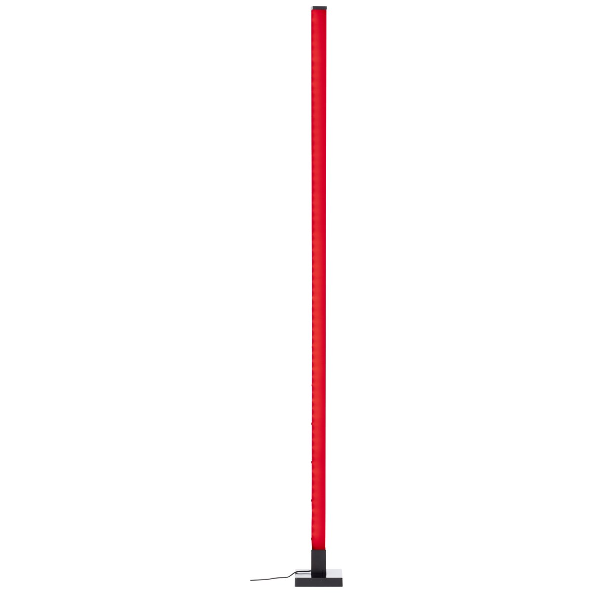 Neele Zwart vloerlamp Van Brilliant - De lamp heeft een ingebouwde muzieksensor die ervoor zorgt dat het licht pulseert op het ritme van de muziek.