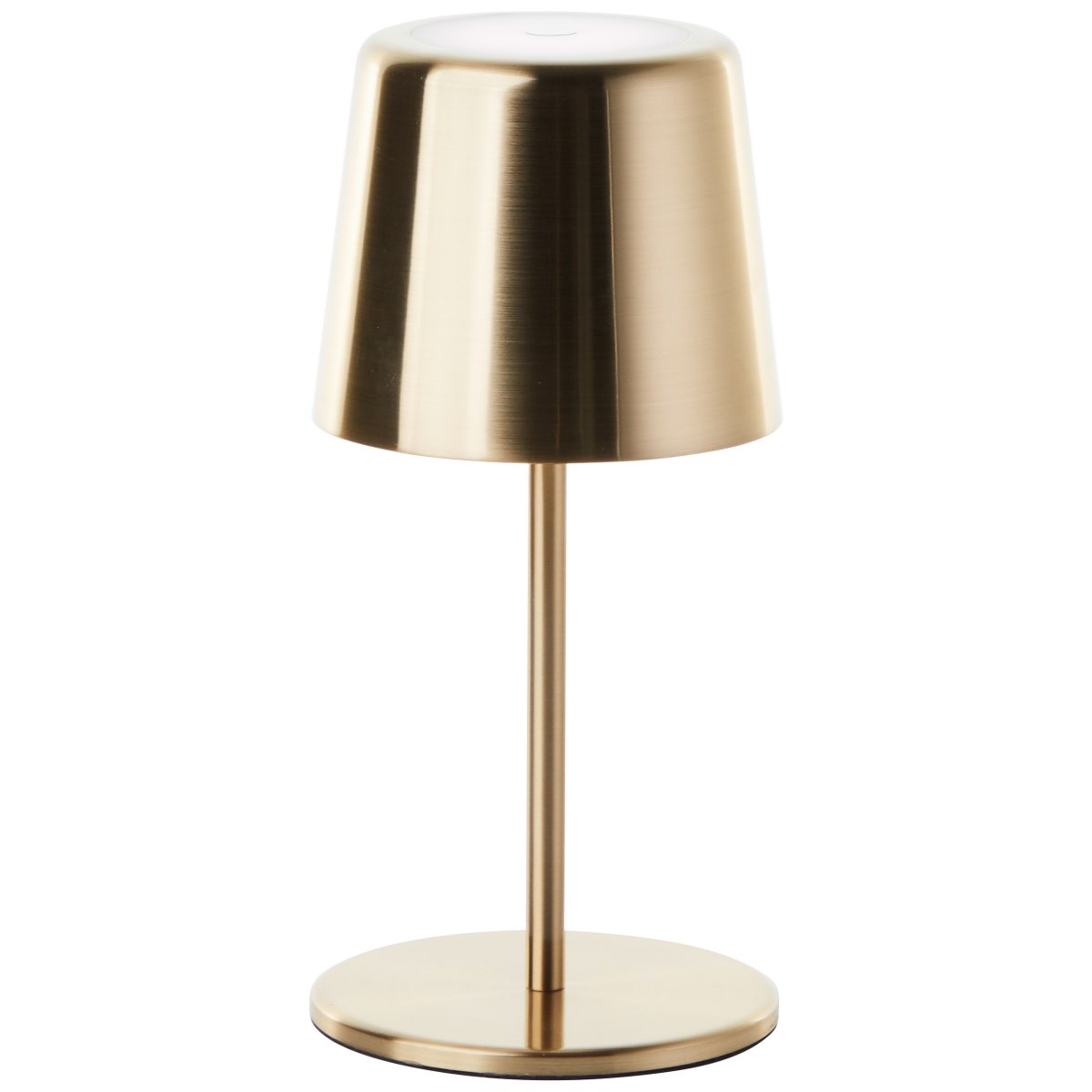 Xaana 37cm Geborsteld messing Draagbare Van Brilliant - Dankzij de touchdimmerfunctie en de instelbare kleurtemperatuur van warmwit tot koelwit cre&euml;ert u zowel binnen als buiten een aangename sfeer.