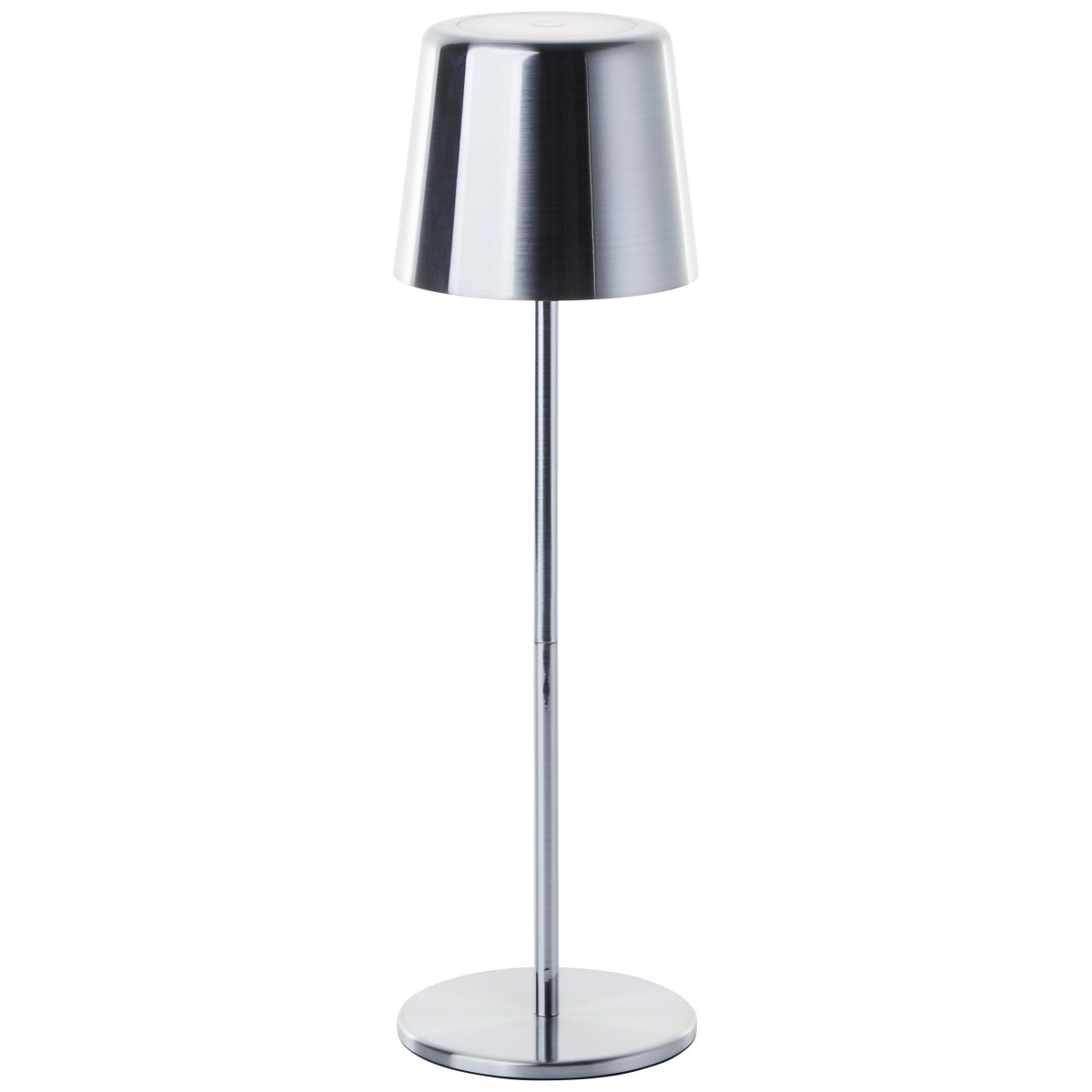 Xaana 37cm Nikkel Draagbare Van Brilliant - Dankzij de touchdimmerfunctie en de instelbare kleurtemperatuur van warmwit tot koelwit cre&euml;ert u zowel binnen als buiten een aangename sfeer.