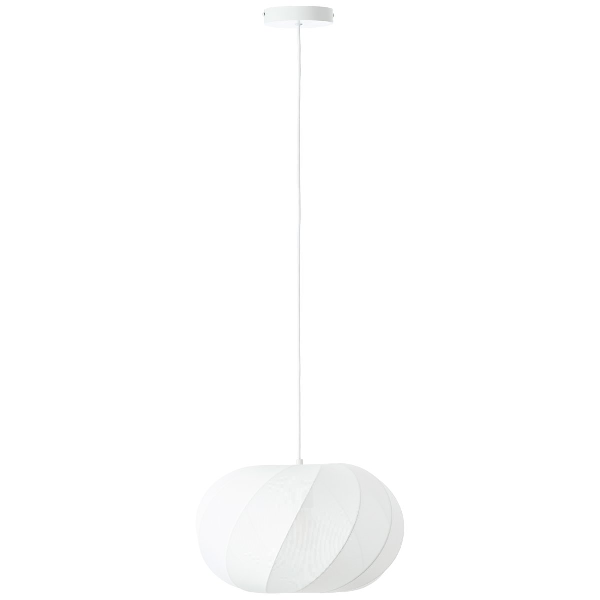 Molly Ø38 Wit hanglamp Van Brilliant - Het is ideaal om een sfeervolle sfeer in huis te cre&euml;ren, of u het nu boven de eettafel, in de woonkamer of in de slaapkamer hangt.