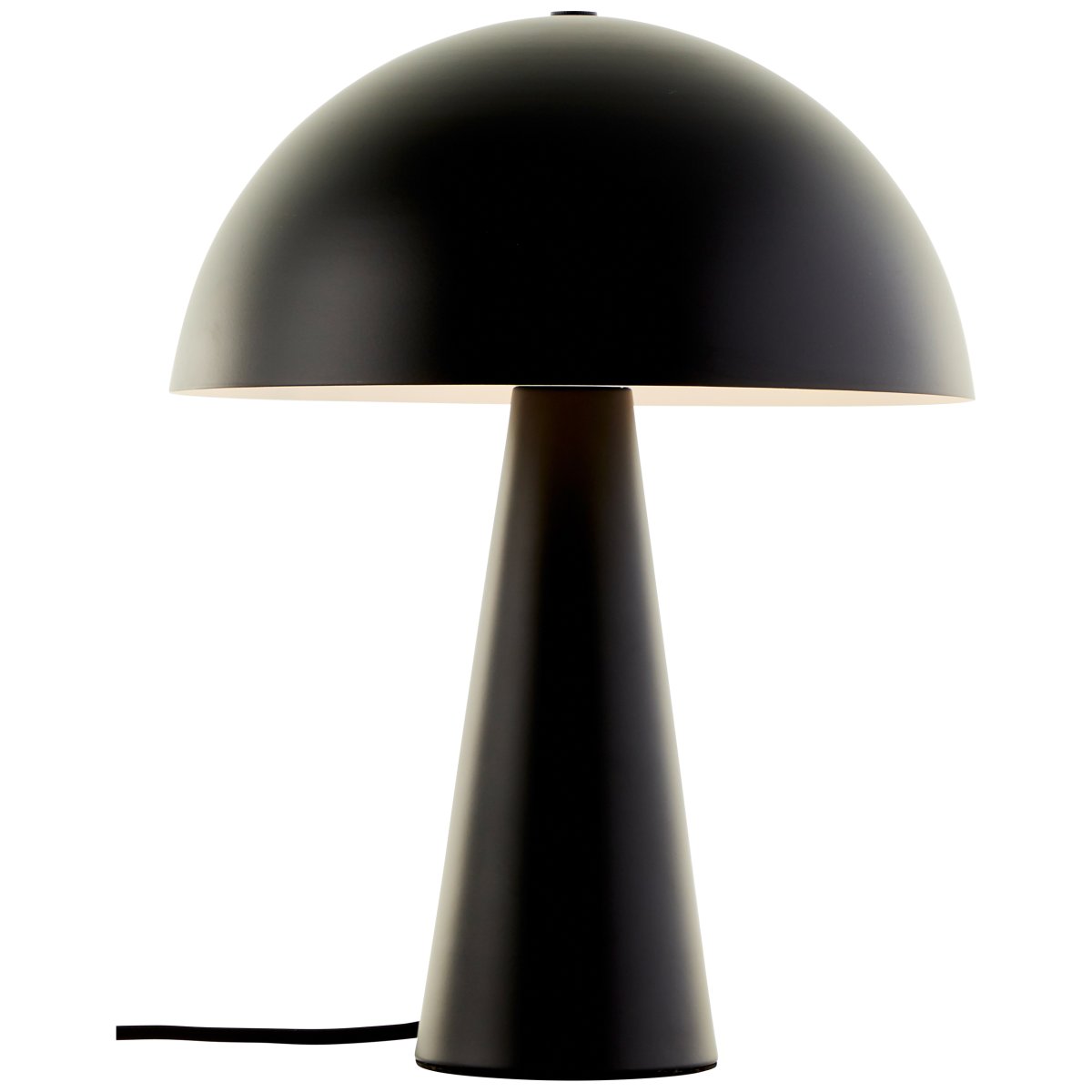 Sigrun 33cm Zwart tafellamp Van Brilliant - De Sigrun tafellamp is een stijlvolle en moderne lamp gemaakt van metaal met een zwarte afwerking.