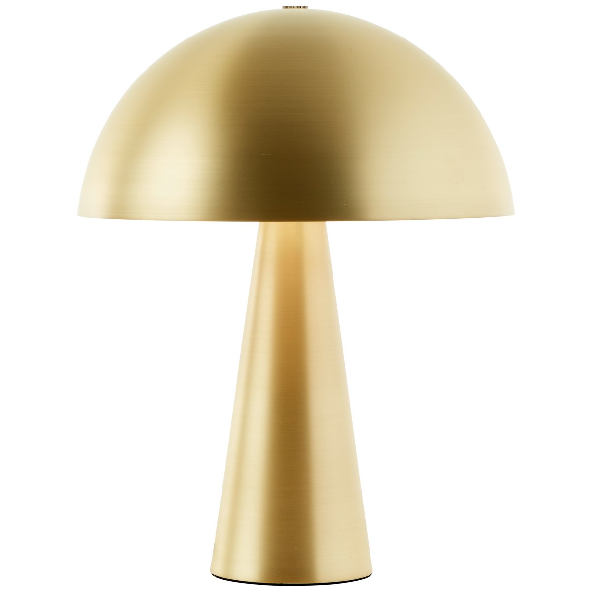 Sigrun 33cm Mat goud tafellamp Van Brilliant - De Sigrun tafellamp is een stijlvolle en elegante lamp van metaal met een moderne matte gouden afwerking.