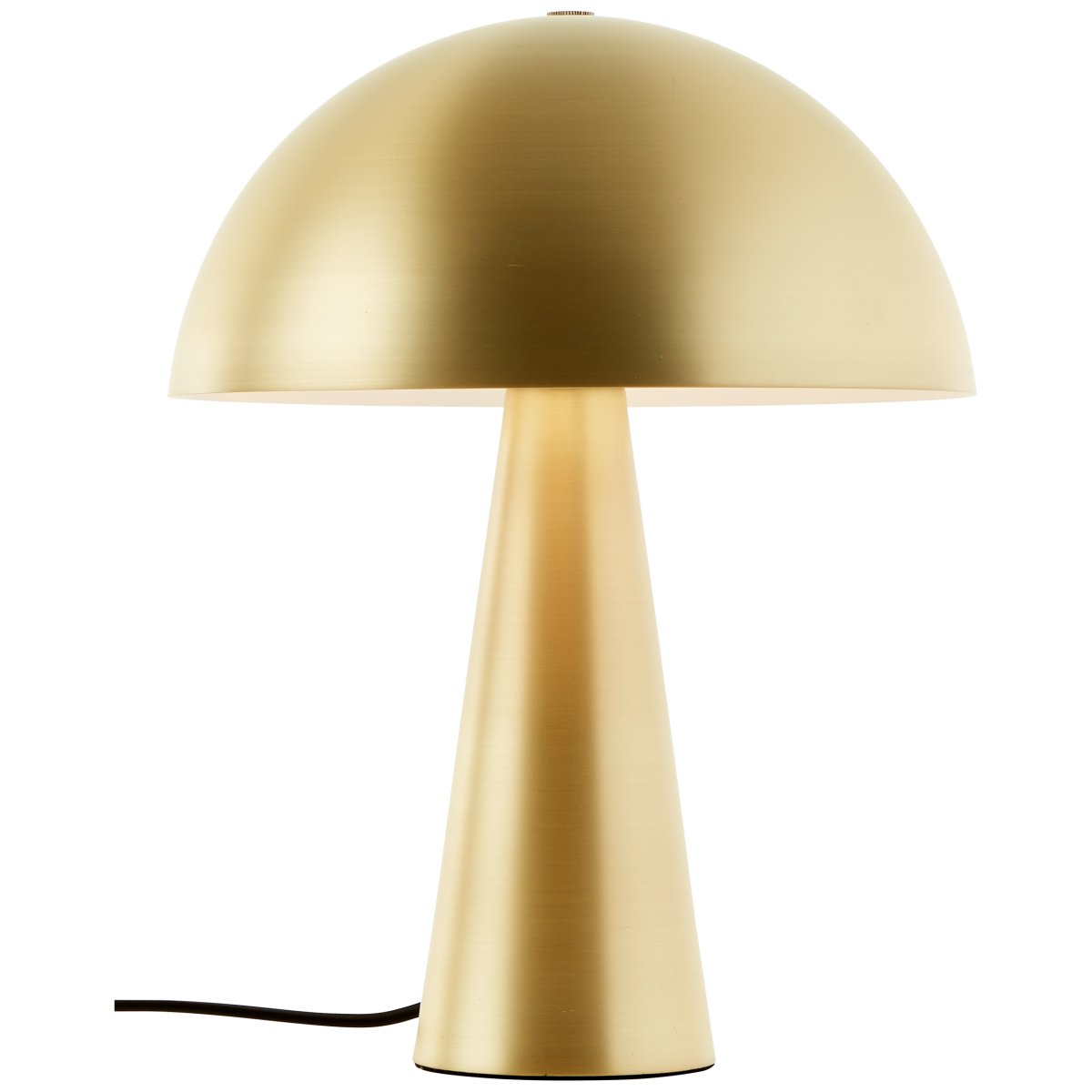 Sigrun 33cm Mat goud tafellamp Van Brilliant - De Sigrun tafellamp is een stijlvolle en elegante lamp van metaal met een moderne matte gouden afwerking.