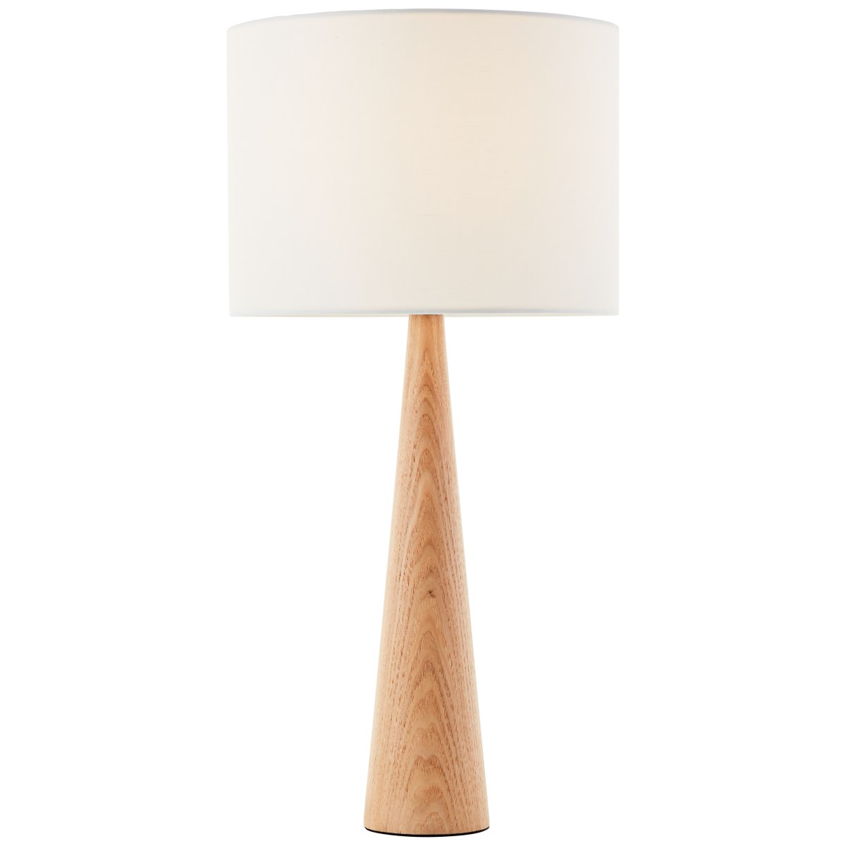 Kirou 50cm Hout tafellamp Van Brilliant - Dankzij het moderne en tijdloze design past het perfect in verschillende ruimtes, zoals de woonkamer, slaapkamer of op de veranda.