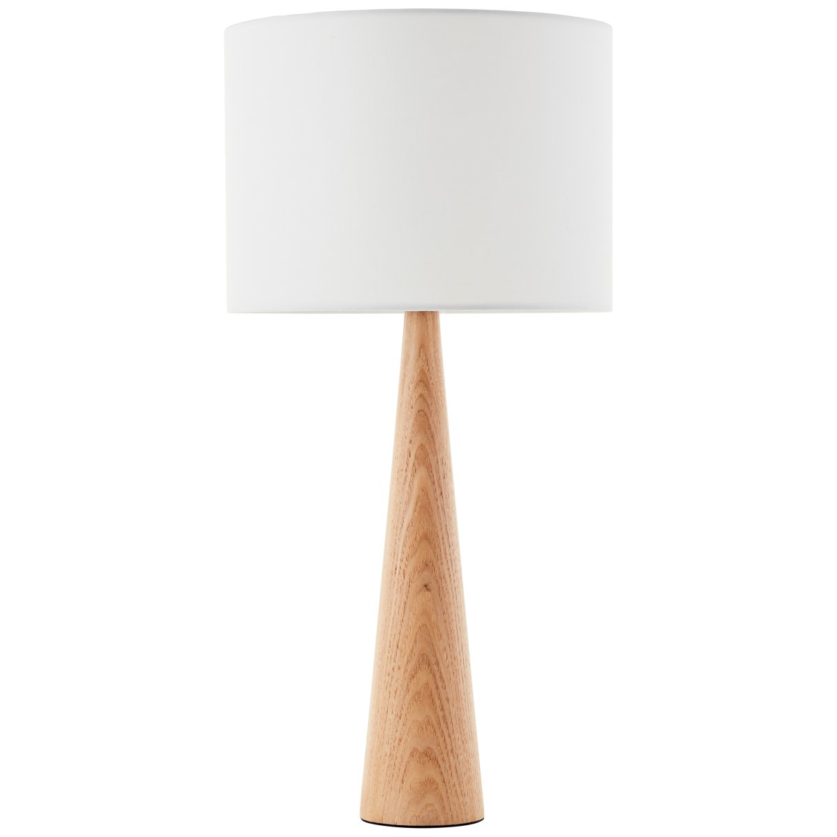 Kirou 50cm Hout tafellamp Van Brilliant - Dankzij het moderne en tijdloze design past het perfect in verschillende ruimtes, zoals de woonkamer, slaapkamer of op de veranda.