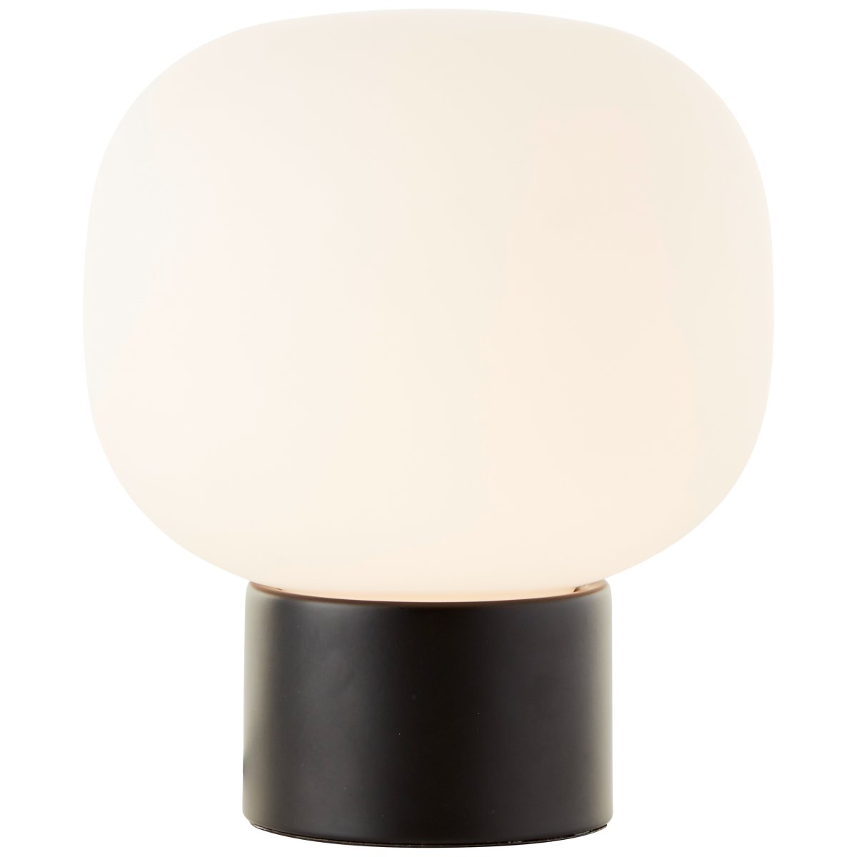 Camille 20cm Zwart tafellamp Van Brilliant - Met een diameter van 17 cm en een hoogte van 20 cm is Camille zowel praktisch als decoratief.