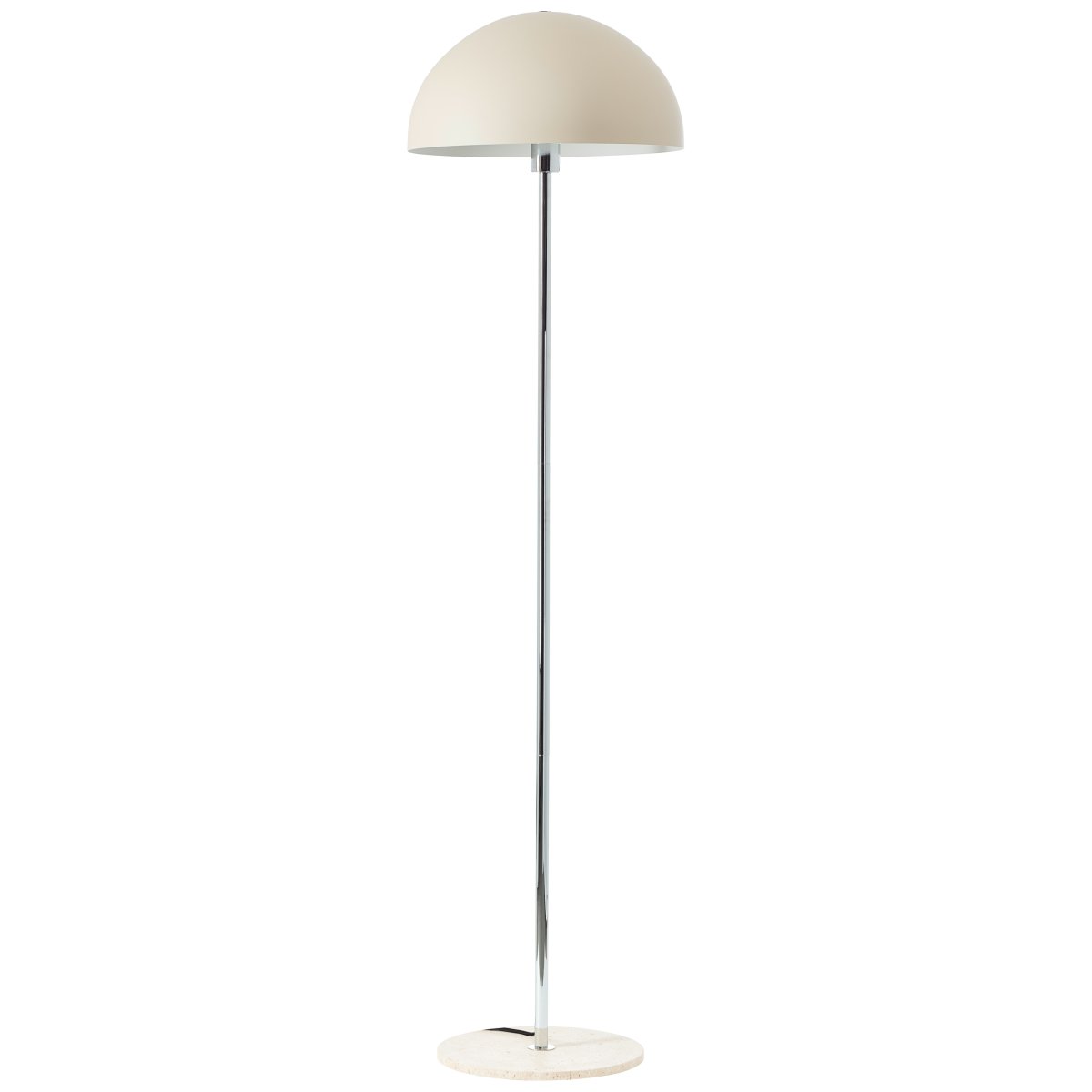 Lillian Beige vloerlamp Van Brilliant - De lamp is eenvoudig te installeren en wordt al snel een decoratief element in uw huis.