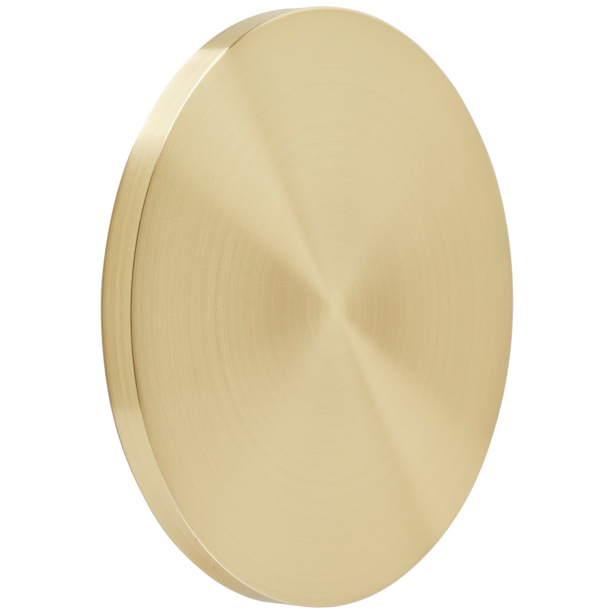 Shadow Ø15 Messing wandlamp Van Brilliant - Dankzij het ronde, eenvoudige design past het perfect in elke kamer en creëert het een moderne en luxueuze sfeer.