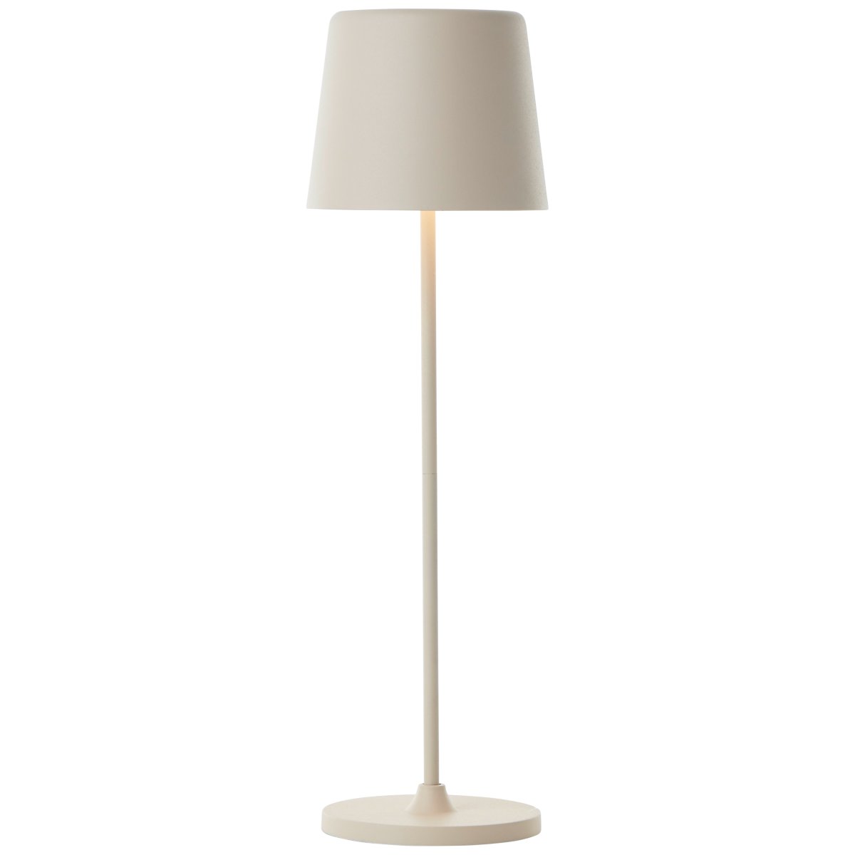 Kaami 37cm Beige Draagbare Van Brilliant - Dankzij de hoge IP44-classificatie is het apparaat weerbestendig en dus geschikt voor zowel binnen als buiten.