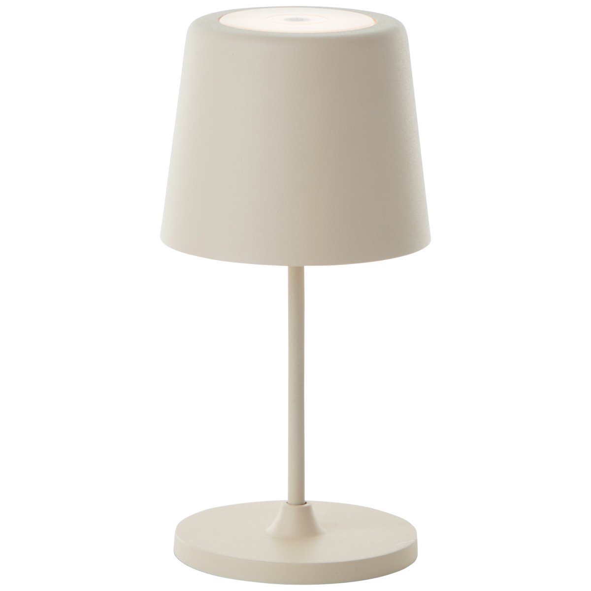 Kaami 37cm Beige Draagbare Van Brilliant - Dankzij de hoge IP44-classificatie is het apparaat weerbestendig en dus geschikt voor zowel binnen als buiten.