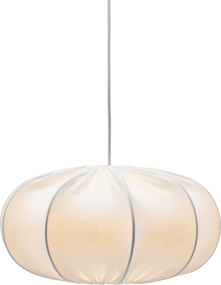 Dalia Lampenkap Excl. Ophangsysteem Ø40 Wit hanglamp Van PR Home - De diameter van het scherm is 40 cm en de hoogte 21 cm.