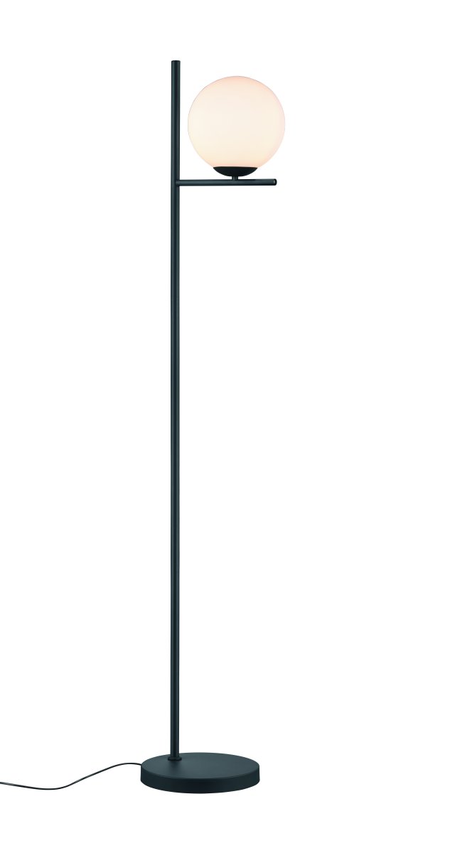 Pure Zwart vloerlamp Van Trio Lighting - Of u nu een strakke, minimalistische interieurstijl heeft of juist van speels houdt: de PURE vloerlamp zorgt voor decoratieve accenten en voegt een vleugje elegantie toe aan elk interieur.
