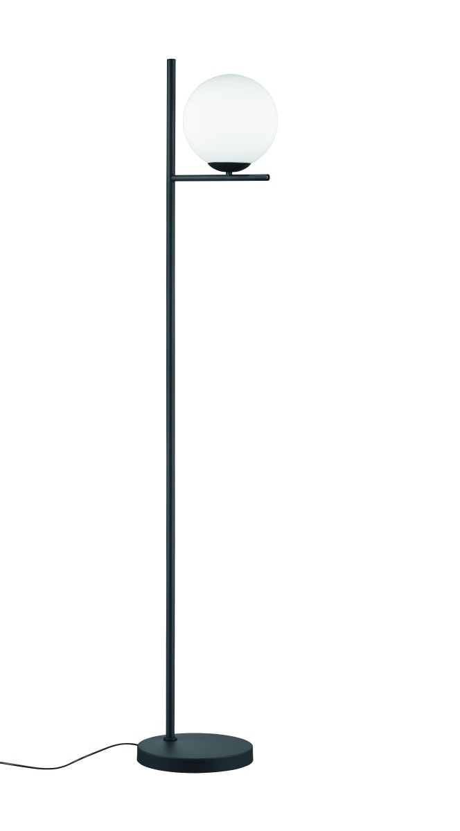 Pure Zwart vloerlamp Van Trio Lighting - Of u nu een strakke, minimalistische interieurstijl heeft of juist van speels houdt: de PURE vloerlamp zorgt voor decoratieve accenten en voegt een vleugje elegantie toe aan elk interieur.