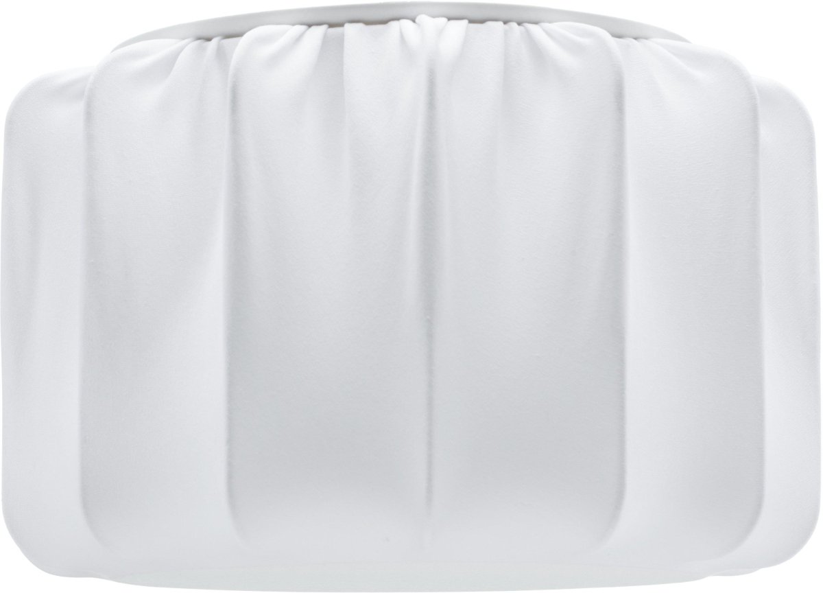 Iris Ø30 Wit plafondlamp Van PR Home - Iris plafond maakt deel uit van een serie lampenkappen in verschillende maten en vormen, bekleed met witte jerseystof.