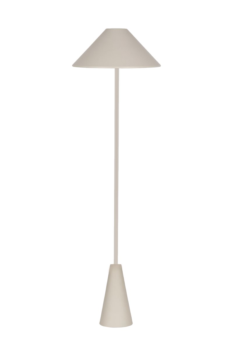 Cannes Beige vloerlamp Van Globen Lighting - De vloerlamp Cannes is gebaseerd op een evenwicht van geometrische vormen in een minimalistisch en stijlvol design dat in veel omgevingen past.