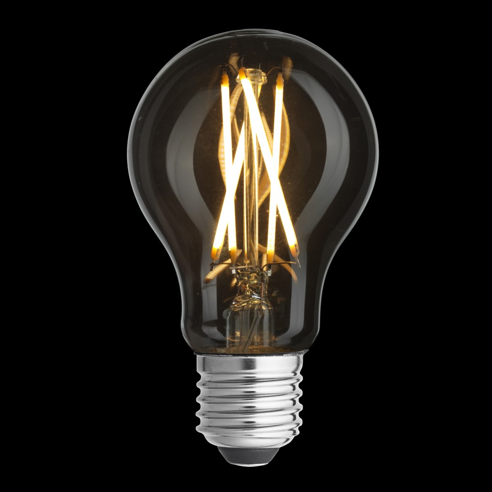 E27 normal 6W 2700K Transparant Van Unison - Met een vermogen van 6 W en een warm, uitnodigend licht van 2700 K biedt deze lamp dezelfde gloed als traditionele gloeilampen, maar met een aanzienlijk lager energieverbruik.