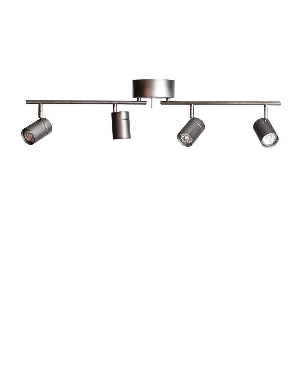Correct 4 Staalgrijs spot Van By Rydéns - Correct cre&euml;ert een discrete en moderne sfeer in uw huis en de lamp past perfect in de hal, slaapkamer, keuken of woonkamer.
