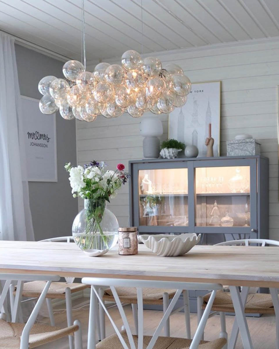 Gross Bar 80cm Amber hanglamp Van By Rydéns - De lamp staat prachtig op veel plekken en kan gehangen worden boven de eettafel, in de woonkamer of waarom niet boven de vergadertafel?