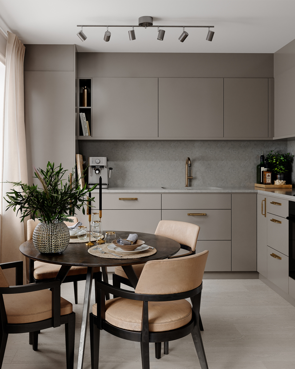 Correct 6 Staalgrijs spot Van By Rydéns - Correct komt net zo goed tot zijn recht in de slaapkamer als in de keuken.